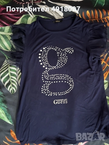Автентична Детска Блузка GUESS, снимка 2 - Детски Блузи и туники - 55655150