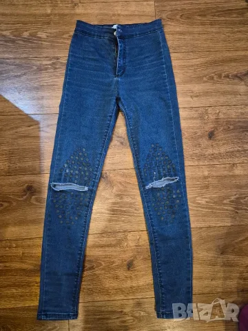 Сини дамски дънки, снимка 3 - Дънки - 55427108