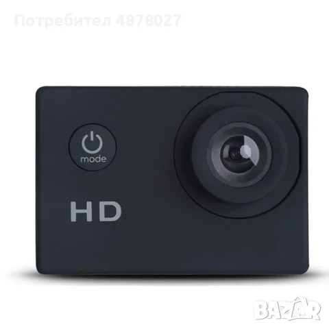 Екшън камера SPORTS CAM, водоустойчива, 4K HD/ Мегапиксели на камерата: 16; Цвят: Черен, Сребрист; И, снимка 7 - Камери - 55483824