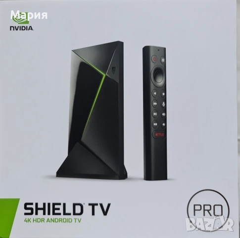 ПРОДАВАМ 2 бр. nVIDIA SHIELD TV PRO, ANDROID TV, 4K, HDR, 3GB/16GB, nVIDIA TEGRA X1+ 