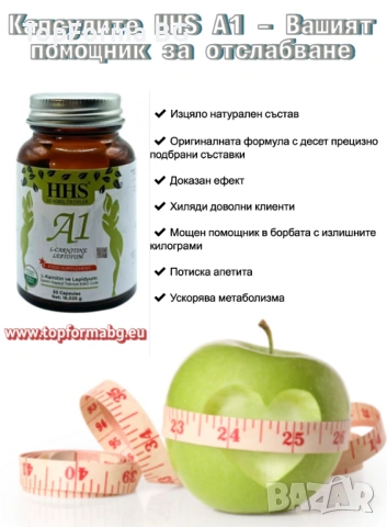 Капсули за отслабване HHS A1, Оригиналната формула