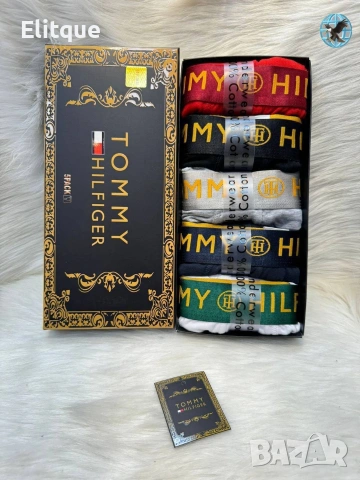 боксерки 5 чифта Hermes Gucci lacoste Calvin Klein Tommy Hilfiger , снимка 3 - Бельо - 54431044