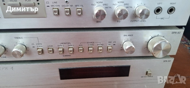 Рядък японски Hi-Fi сет Cybernet (Kyocera) 80-та серия, снимка 6 - Аудиосистеми - 54760203