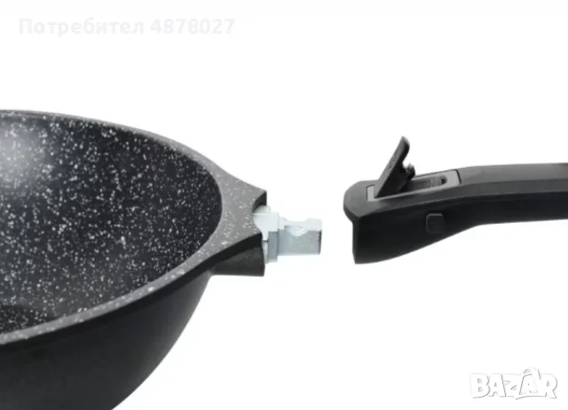 Тенджера Bohmann BH1730-24CR-28CR, 24см.\4.3л., 28см.\6.5л., Лят алуминий, Подвижни дръжки, Индукция, снимка 2 - Съдове за готвене - 55529577