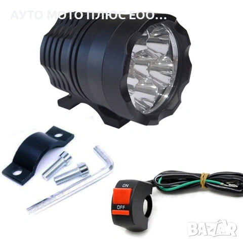 Комплект 6 SMD LED халогени за мотор 6500К - 2 броя., снимка 2 - Аксесоари и консумативи - 54238577
