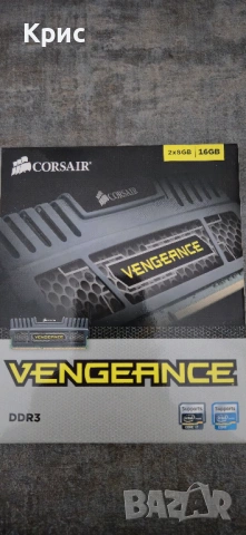 Продавам рам памет Corsair VENGEANCE 16GB (2x8GB) DDR3