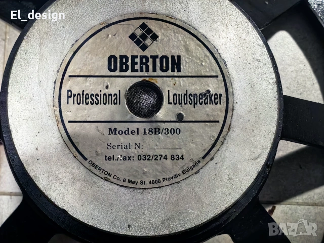 Oberton 18B/300 Говорител , снимка 2 - Тонколони - 54487660