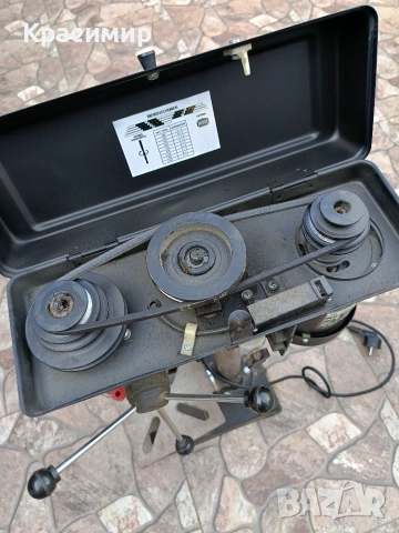 Немска настолна бормашина "CRAFT" 500W, като нова  , снимка 7 - Бормашини - 54983254