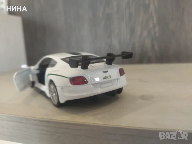 Метална количка Bentley Continental GT3 !!!, снимка 2 - Колекции - 55499996