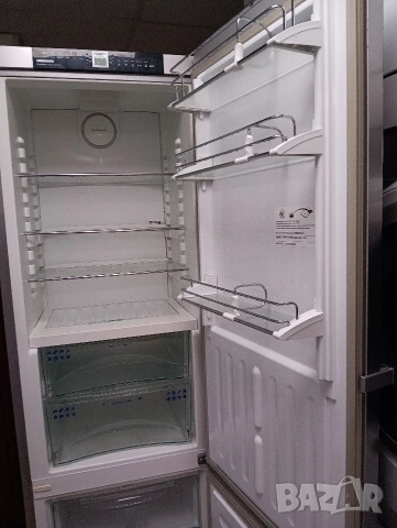 Иноксов комбиниран хладилник с фризер Liebherr A+++ Made in Germany 2 години Гаранция!, снимка 6 - Хладилници - 53992040