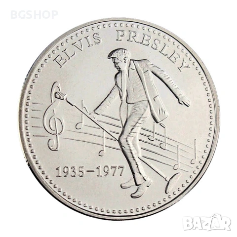 Монета Elvis Presley / Елвис Пресли - Silver, снимка 5 - Нумизматика и бонистика - 54944273