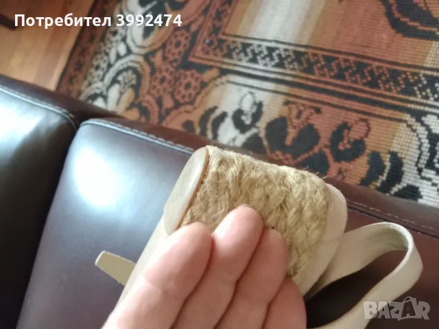 Дамски сандали, Clarks, размер-38, снимка 6 - Сандали - 55393528