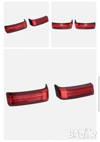 LED Стопове и Мигачи за Куфари Harley Touring 97-13 Red Lens, снимка 6 - Части - 54738739