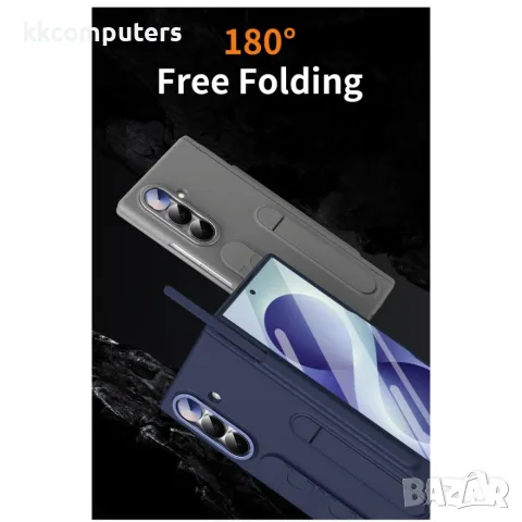 За Samsung Galaxy Z Fold8 Ultra Удароустойчив PC Калъф със Стойка, Каишка, Слот за Стилус, Защита на, снимка 11 - Калъфи, кейсове - 55524178