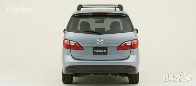 Mazda 5 CW Оригинален багажник за покрив (напречни греди, релси, рейлинг) , снимка 2 - Аксесоари и консумативи - 54039967