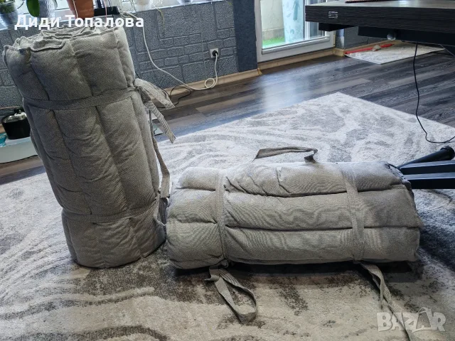 Градинска възглавница за шезлонг STOREHOLM светлосива 2 броя