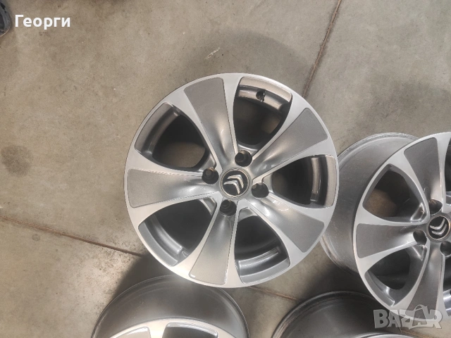 4бр. алуминиева джанта 4x108 16цола за Citroen, снимка 2 - Гуми и джанти - 54663337