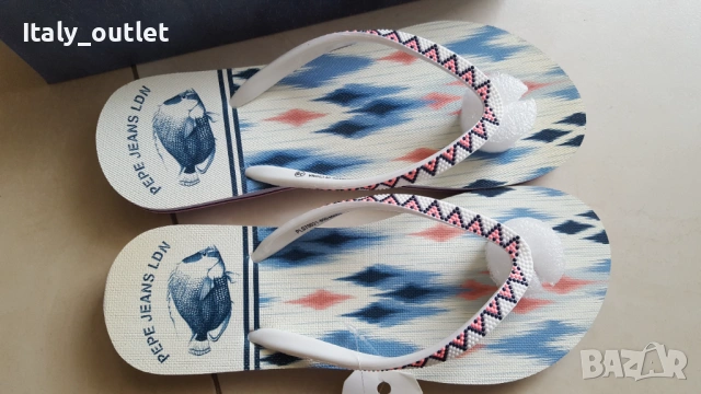 Оригиналн, нови в кутия дамски джапанки Pepe Jeans - 37,38,39, снимка 2 - Джапанки - 54800000
