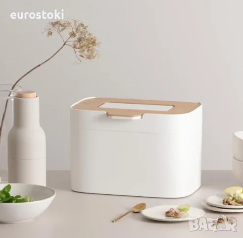 Мини кош за органични отпадъци за кухня KAZAI Elin, дизайнерски кош за биоотпадъци 4.5 л, снимка 8 - Кутии за съхранение - 55646877