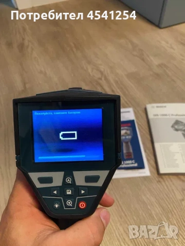 Продава се ТЕРМОДЕТЕКТОР BOSCH PROFESSIONAL GIS 1000 C , ново състояние (не е използвано), снимка 6 - Измервателни инструменти - 54645216