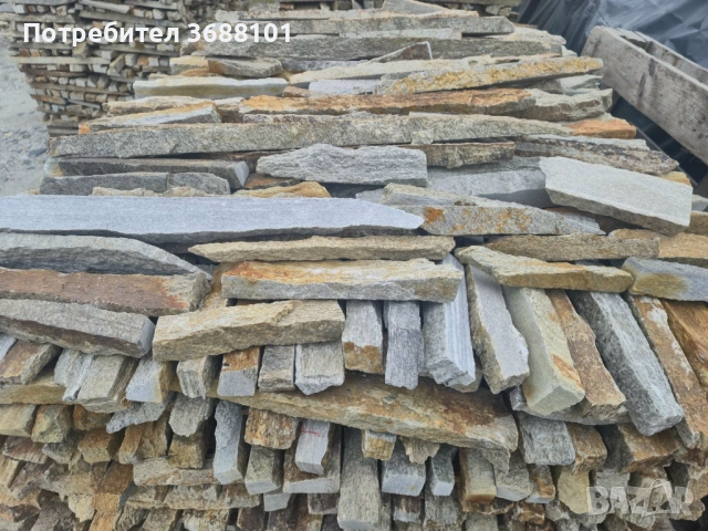Продавам бежав камък - калиброван , глиц зидария, снимка 2 - Облицовки - 53981231