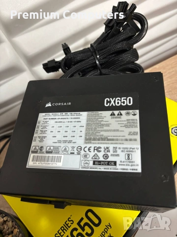 Захранване Corsair CX650 650W 80+ Bronze, снимка 5 - Захранвания и кутии - 55236521