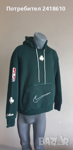 Nike NBA Boston Celtics Hoodie Mens Size / L  ОРИГИНАЛ! Мъжки Суичър !, снимка 8 - Суичъри - 54621922
