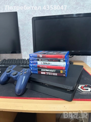 Ps4 slim 1 tb , снимка 7 - PlayStation конзоли - 54545847