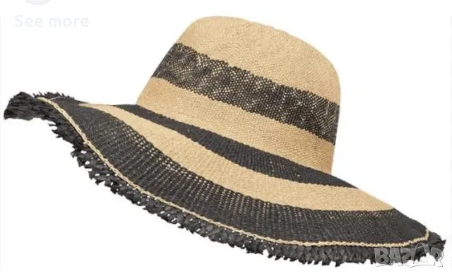 Нова с етикет NWT Becksöndergaard Kendra Straw Hat - Straw hats Size S/M