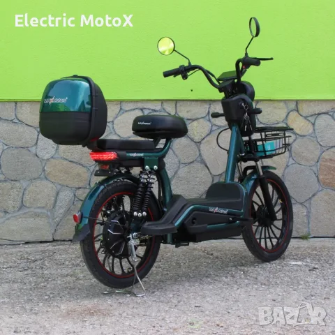 Електрически двуместен скутер – велосипед със 20″ гуми, 1200W, 60V/20Ah, снимка 3 - Мотоциклети и мототехника - 55411694