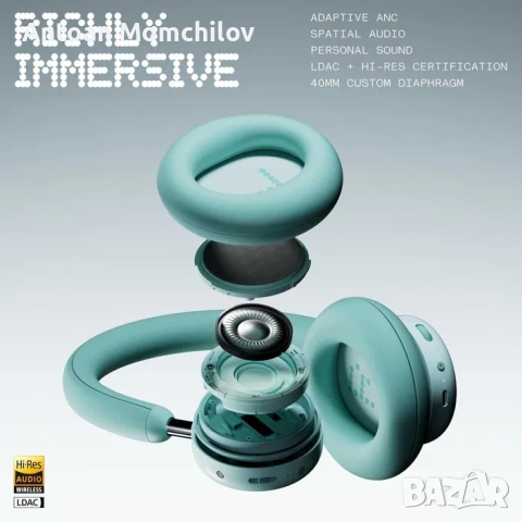 Слушалки CMF by Nothing Headphone Pro Light Grey, снимка 3 - Bluetooth слушалки - 54827822