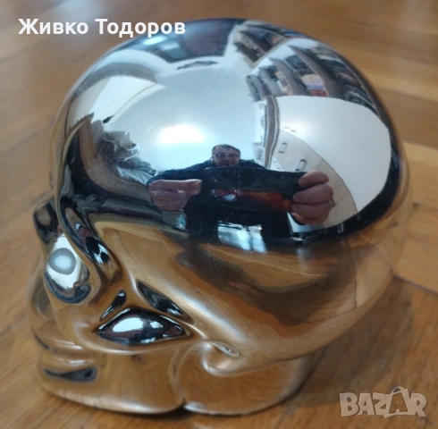 Касичка „Сребърен череп“, снимка 3 - Други стоки за дома - 54422413