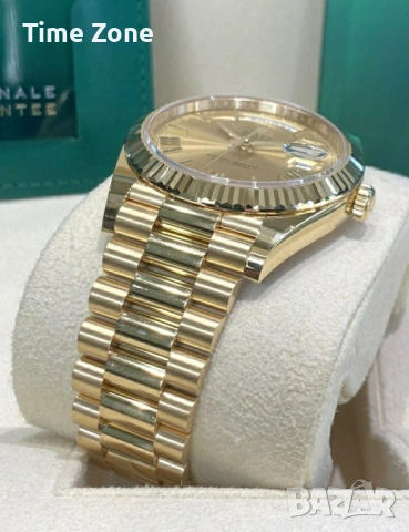 Rolex Day-Date 40mm Yellow Gold 18K Champagne Automatic Мъжки / Унисекс Различни Варианти, снимка 6 - Мъжки - 54047730