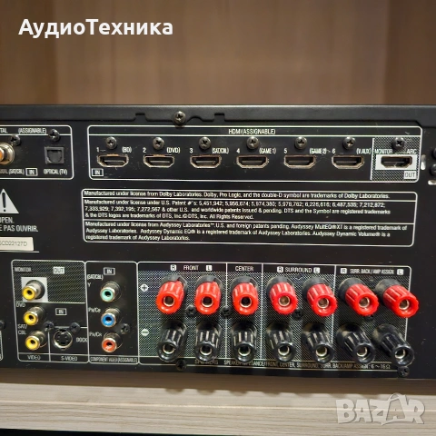 Denon AVR-1912/7.1-канален HD-аудио ресийвър с AirPlay, Мрежови функции, iPod/iPhone Direct чрез USB, снимка 8 - Ресийвъри, усилватели, смесителни пултове - 54257755