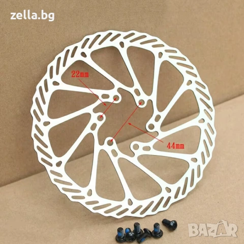 Спирачен диск за велосипед 160mm Avid G3 от неръждаема стомана + 6 Torx болта – MTB, Trekking 10350, снимка 5 - Части за велосипеди - 54672541