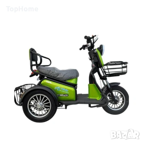  Двуместна Електрическа Триколка PUDDING 1800W , снимка 3 - Мотоциклети и мототехника - 41941423