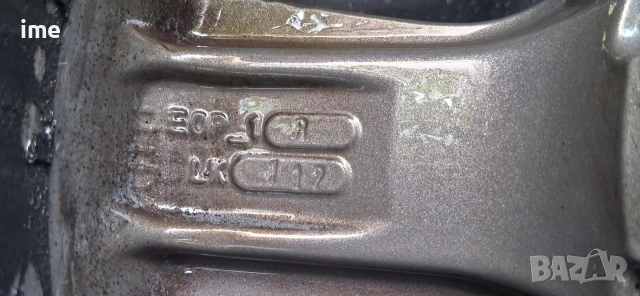 4бр ляти джанти 7J16 ЕТ35. 5x112. Свалени са от Passat. Стават и на Golf, Touran, Audi и др..., снимка 3 - Гуми и джанти - 55158648