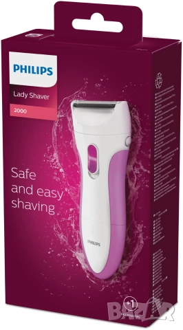 Дамска електрическа самобръсначка Philips SatinShave Essential HP6341/00 Wet & Dry [НОВА]