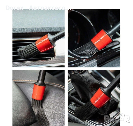 Четки за почистване на интериор - 5бр/к-т., снимка 2 - Аксесоари и консумативи - 54166310