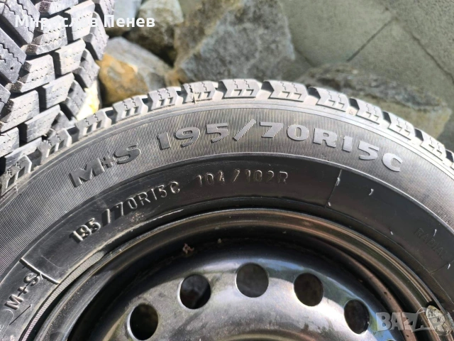 Fulda зимни гуми 195/70 R15C M+S – DO, снимка 3 - Гуми и джанти - 55161339