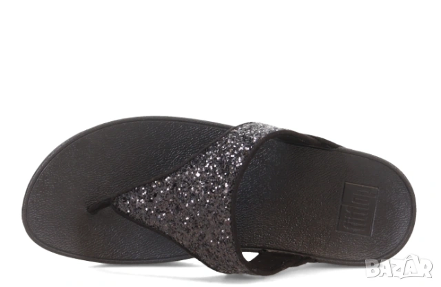 чехли Fitflop Lulu Glitter X03 Черни с блясък номер 39 , снимка 7 - Чехли - 54931690