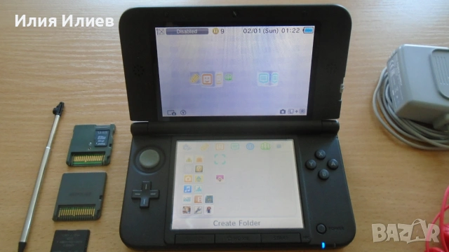 NINTENDO 3DS XL SPR-001 (EUR) Red&Black