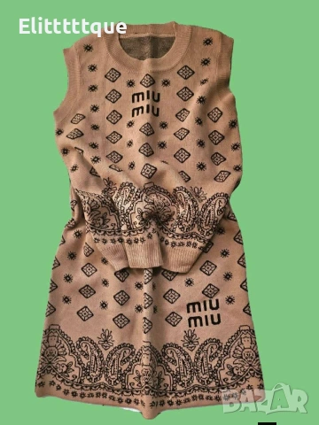 дамски комплект miu miu , снимка 3 - Комплекти - 54979463