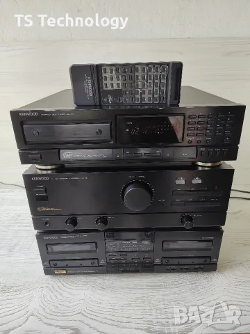 Като НОВА! Стерео система Kenwood (AX-43 / DP-730) с дистанционно – Пълна Профилактика