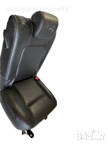 Задна единична седалка дясна 2-ри ред черна кожа за Chevrolet Captiva (2012)