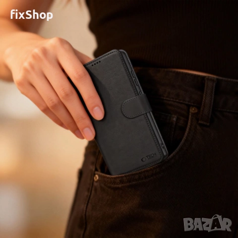 TECH-PROTECT WALLET XIAOMI 17T PRO BLACK, снимка 6 - Калъфи, кейсове - 54887357
