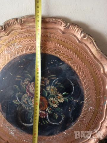 Винтидж табла,поднос, снимка 2 - Антикварни и старинни предмети - 54223539