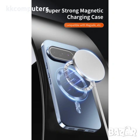 Google Pixel 10 Pro XL Калъф - Галванизиран, Магнитен, Пълна защита, 7 цвята, снимка 8 - Резервни части за телефони - 55115216