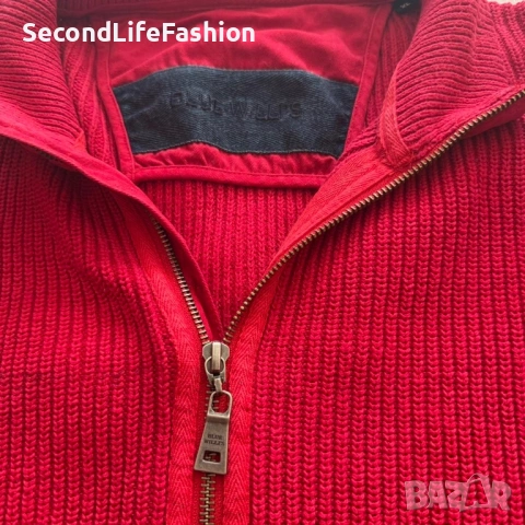 Blue Willi’s Дания мъжка жилетка яке размер XL червено , снимка 4 - Якета - 54155355