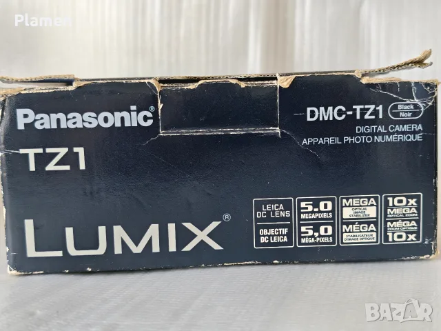 Panasonic Lumix TZ1 пълен комплект , снимка 12 - Фотоапарати - 55341994